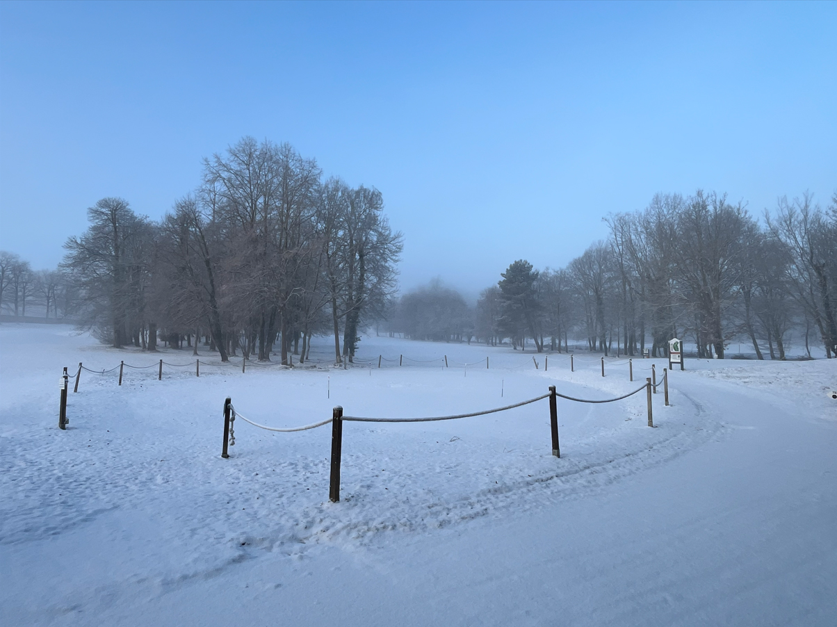 Golf de Tremblay-sur-Mauldre sous la neige