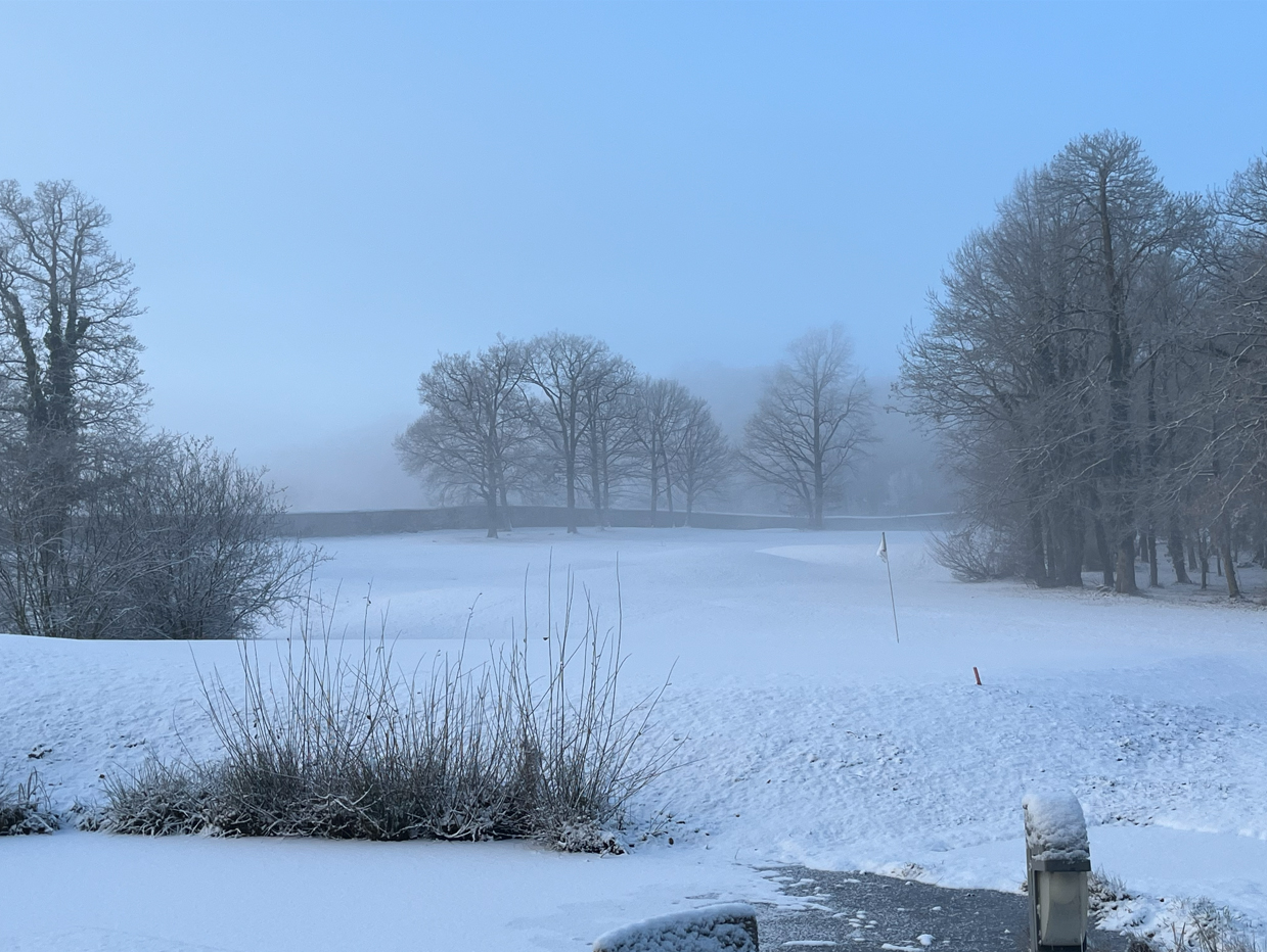 Parcours enneig&eacute;